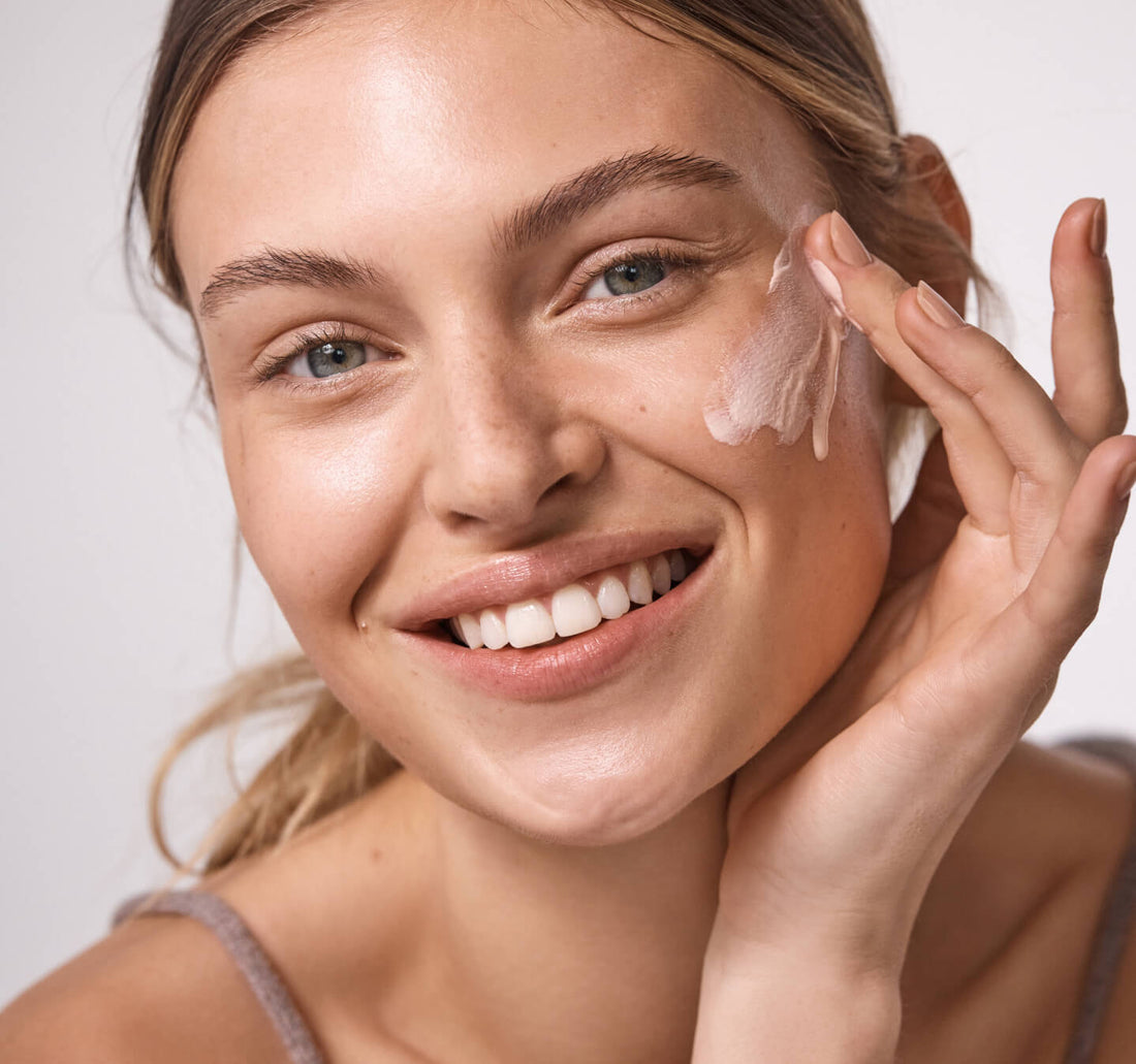 To Save Face SPF50+ model applying
